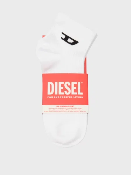 Укорочені шкарпетки Diesel білі