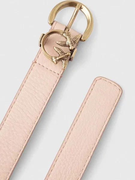 Pinko curea de piele bej