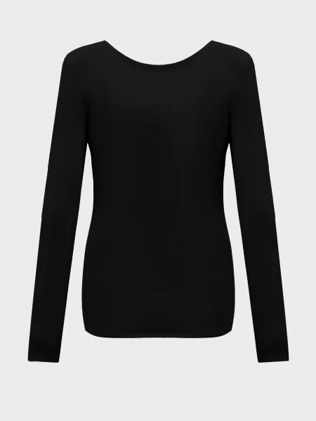 Топ Calvin Klein из джерси черный