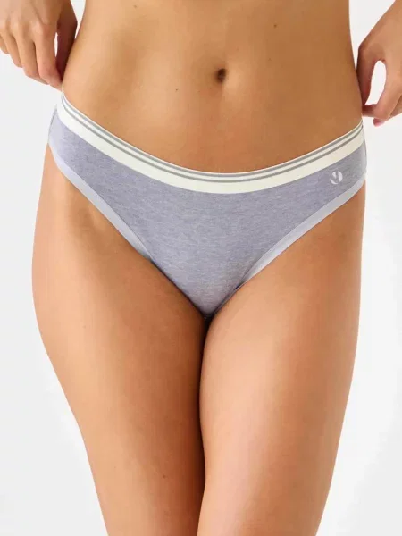Женские трусики слип с низкой посадкой FJORD сірі