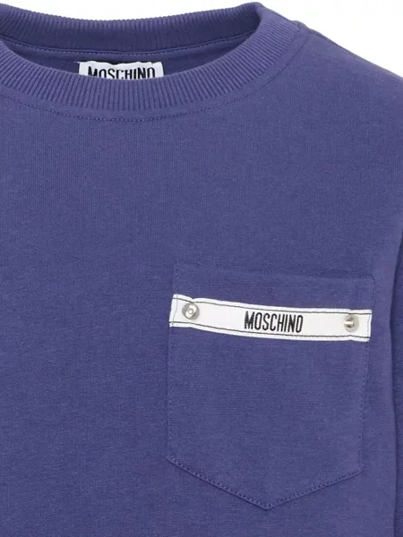 Bluza dziecięca Moschino niebieska