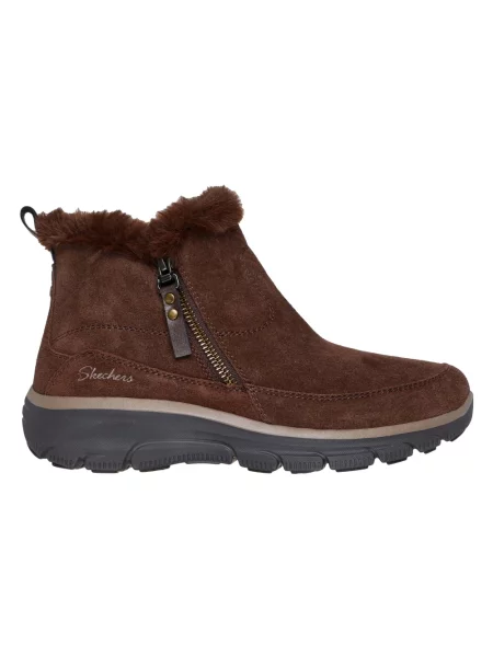 Botki Skechers brązowe