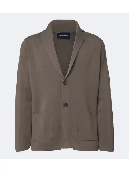 Sacou Thom Sweeney de lână bej