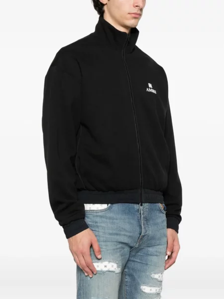 Hanorac Amiri cu broderie negru