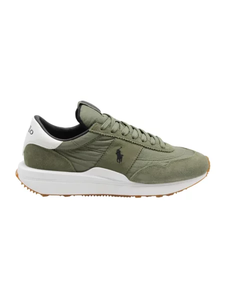 Sneakersy Polo Ralph Lauren zamszowe zielone