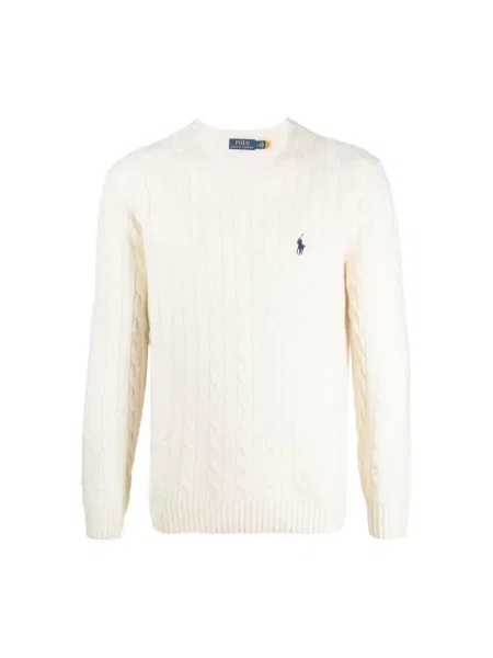Sweter Ralph Lauren z kaszmiru beżowy