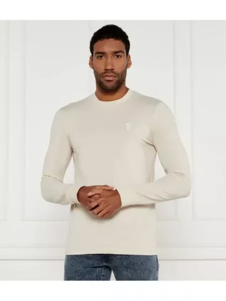 Tricou mânecă lungă Karl Lagerfeld bej