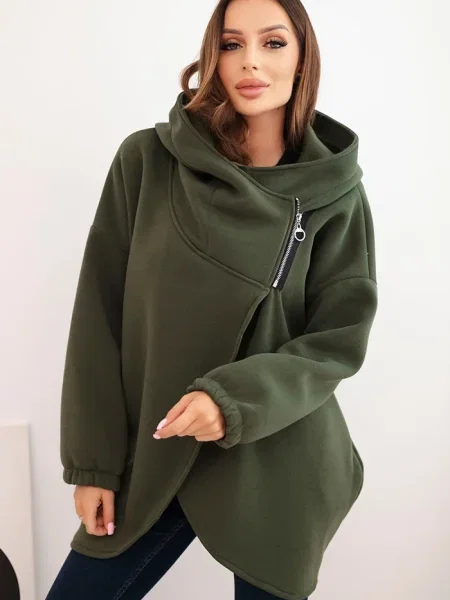 Bluza z kapturem Kesi Włoski z kapturem khaki