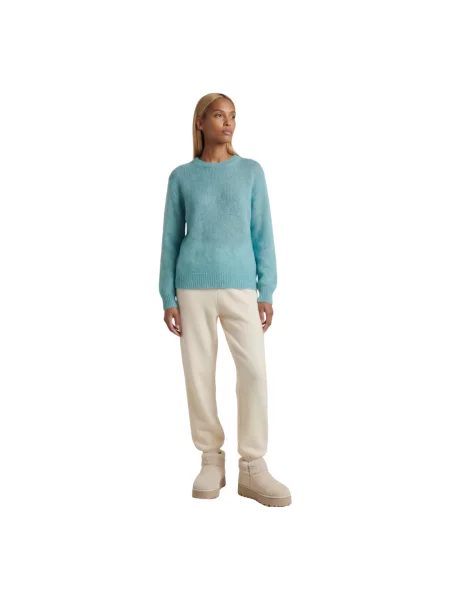 Sweter American Dreams wełniany niebieski