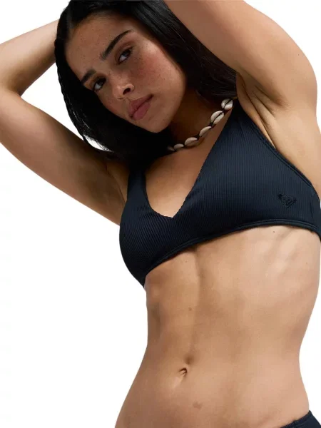 Trójkątny stanik bikini dla Kobiety ROXY LOVE czarny
