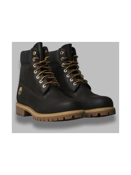 Buty do kostki Timberland skórzane brązowe