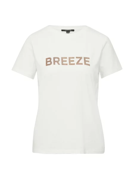 COMMA Majica bronasta bela