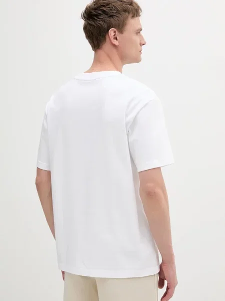 Tričko Calvin Klein Jeans s potiskem bílá