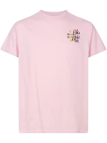 Tricou Anti Social Social Club roz