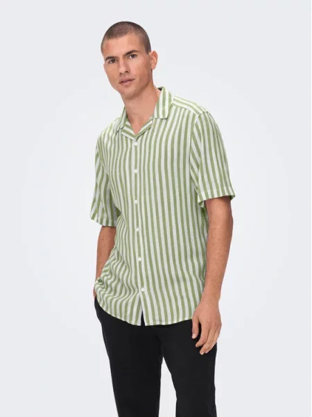 Only & Sons Srajca Zelena bela