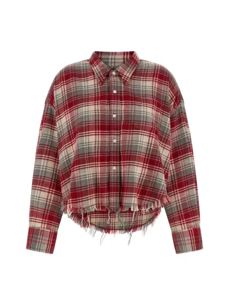 Wielobarwność koszula R13 w kratkę