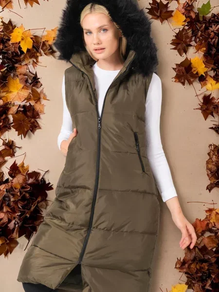 Kamizelka Dewberry brązowa