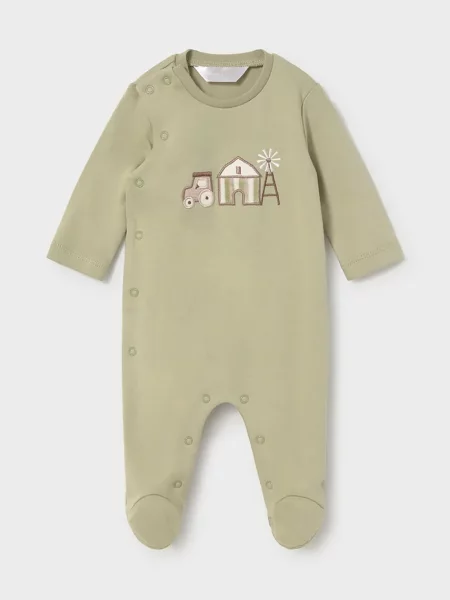 Mayoral Newborn kombinezon za bebe zelena
