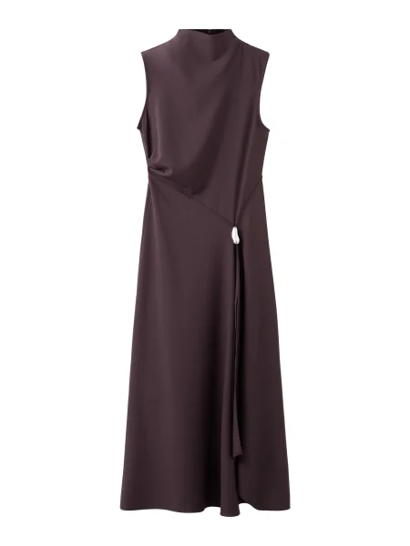 MANGO Rochie Elea închis maro