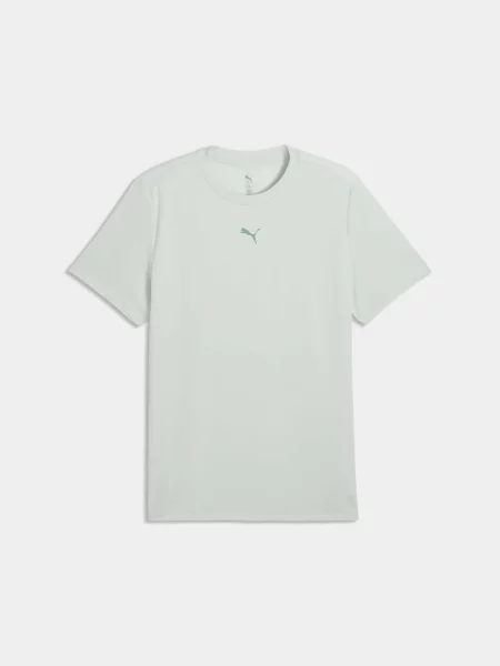Спортивна футболка PUMA M Cloudspun Tee комбінований верх зелений