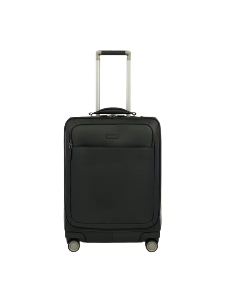 Torba na laptopa Piquadro skórzana czarna