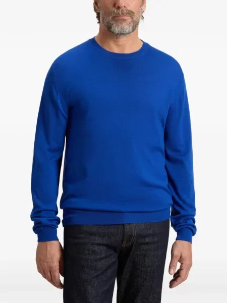 Pulover Woolrich de lână albastru