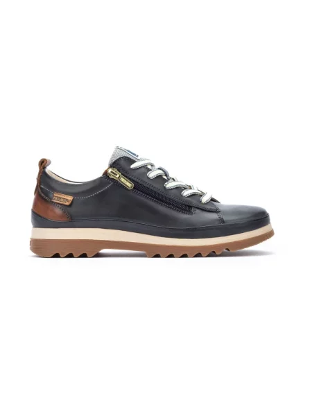 Sneakersy Pikolinos koronkowe niebieskie