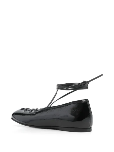 Балеринки Alohas с връзки с дантела черно