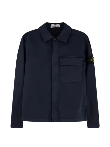 Geacă Stone Island cu strasuri albastru