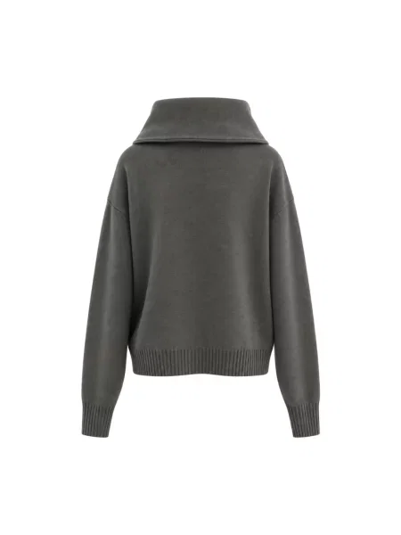 Sweter z golfem Iro szary