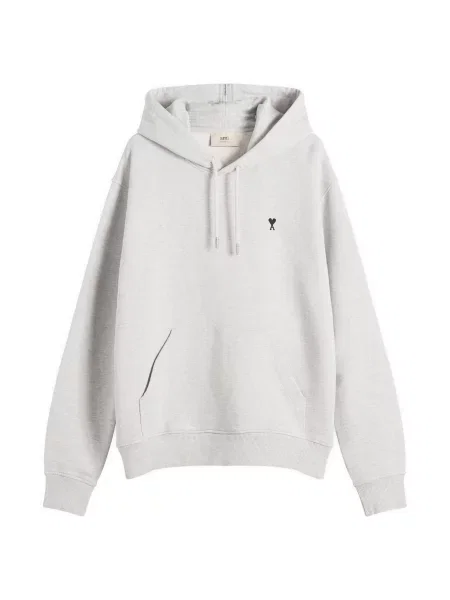 Bluza z kapturem Ami Paris szara