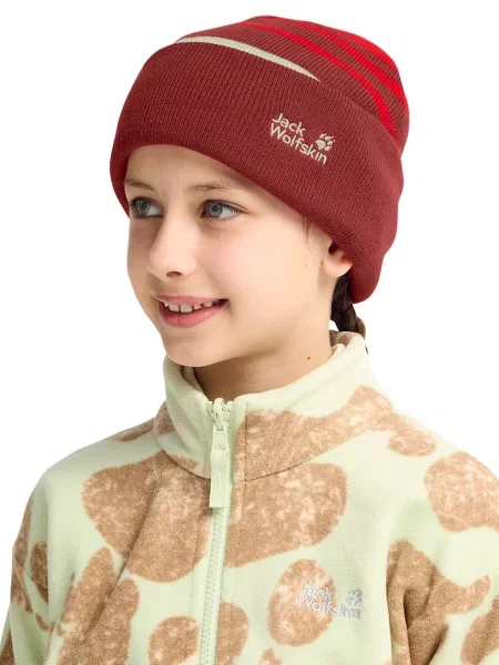 Jack Wolfskin шапка beanie дитяча STRIPY KNIT