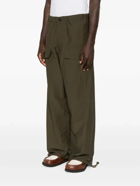 Pantaloni cargo Jw Anderson cu broderie verde