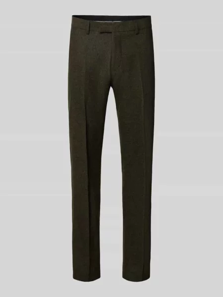 Spodnie o kroju slim fit z mieszanki wełny z domieszką bawełny model Tenuta' Tiger Of Sweden