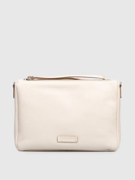 Шкіряна сумка Nora Gianni Chiarini біла