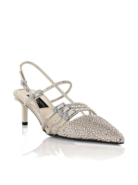 Pantofi cu toc Philipp Plein slingback