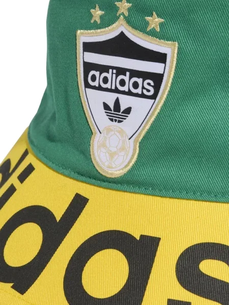 Trčanje hlače Adidas s printom žuta