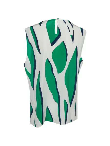 Top Dvf Diane Von Furstenberg fără mâneci alb