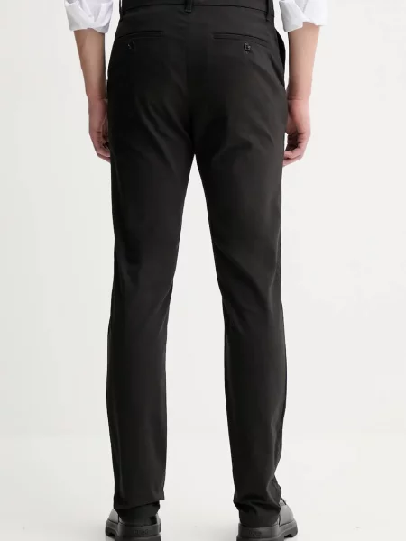 Kalhoty Calvin Klein přiléhavé černá