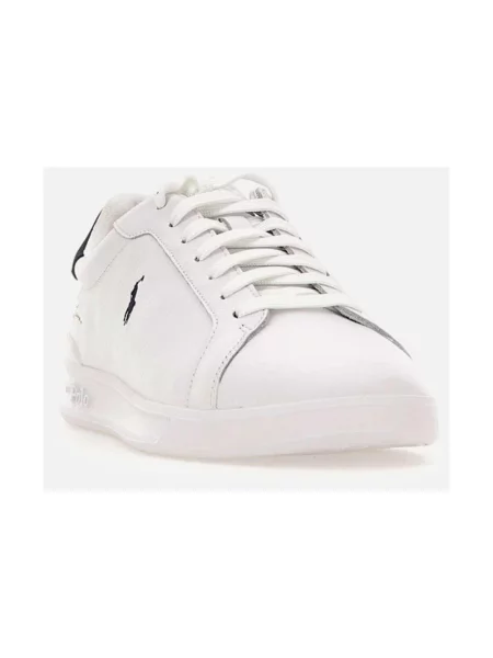 Sneakersy Ralph Lauren Court z logo białe