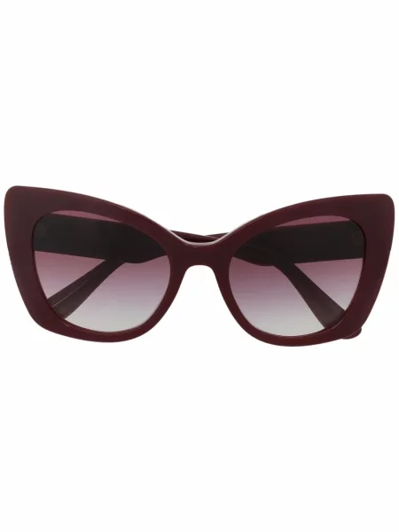 Ochelari de soare Dolce & Gabbana Eyewear cu autograf roșu