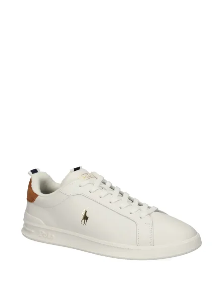 Маратонки Polo Ralph Lauren с връзки с дантела с автограф синьо