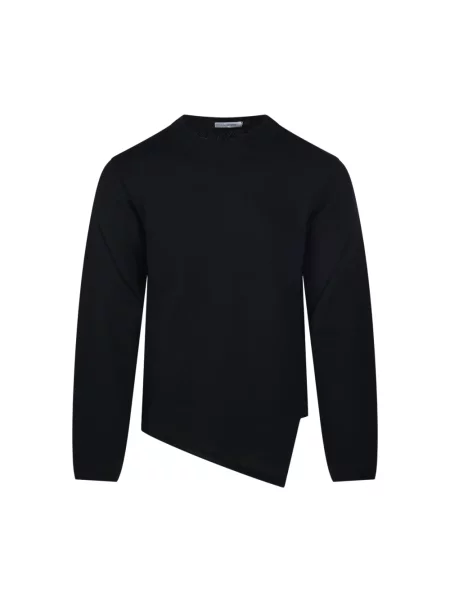 Dzianinowy sweter Comme Des Garcons czarny