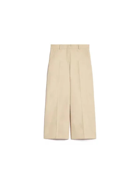 Spodnie Weekend Max Mara beżowe