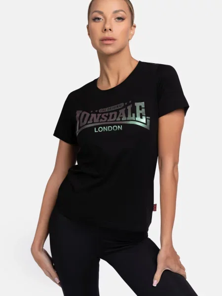 Тениска Lonsdale черно