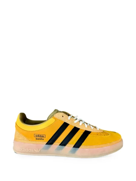 Τρέξιμο παντελόνι Adidas με σχέδιο με λεοπαρ μοτιβο κίτρινο