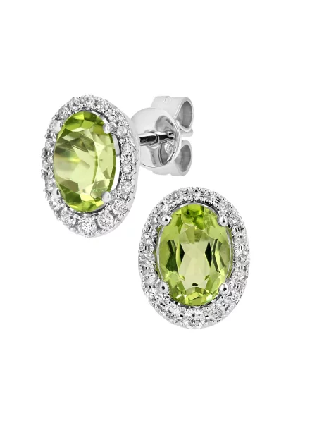 DIAMANT LETERNEL Fülbevalók zöld