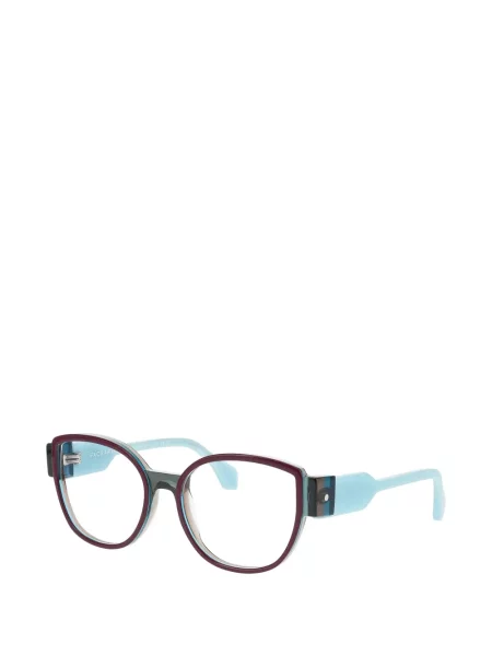 Ochelari de soare Face à Face cu imprimeu geometric roșu