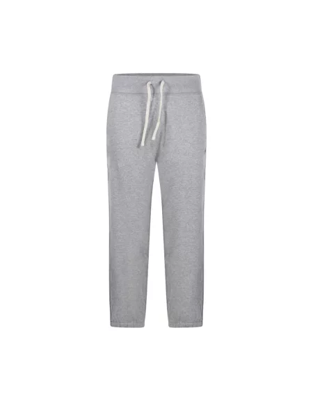 Dzianinowe spodnie Polo Ralph Lauren szare