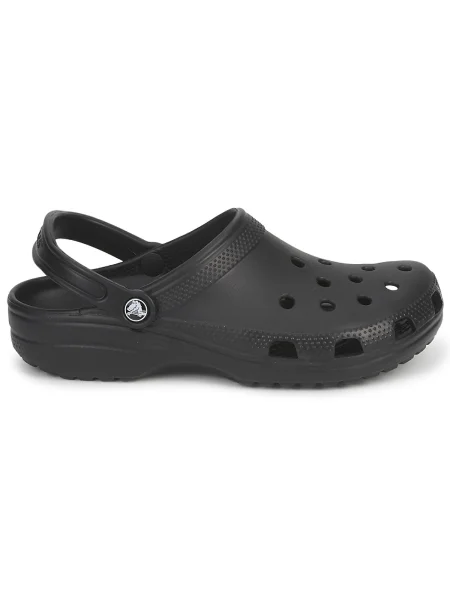 Papuci tip mules Crocs clasici negru